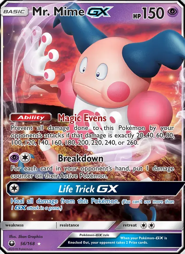 Mr. Mime GX - 56/183 - Celestial Storm