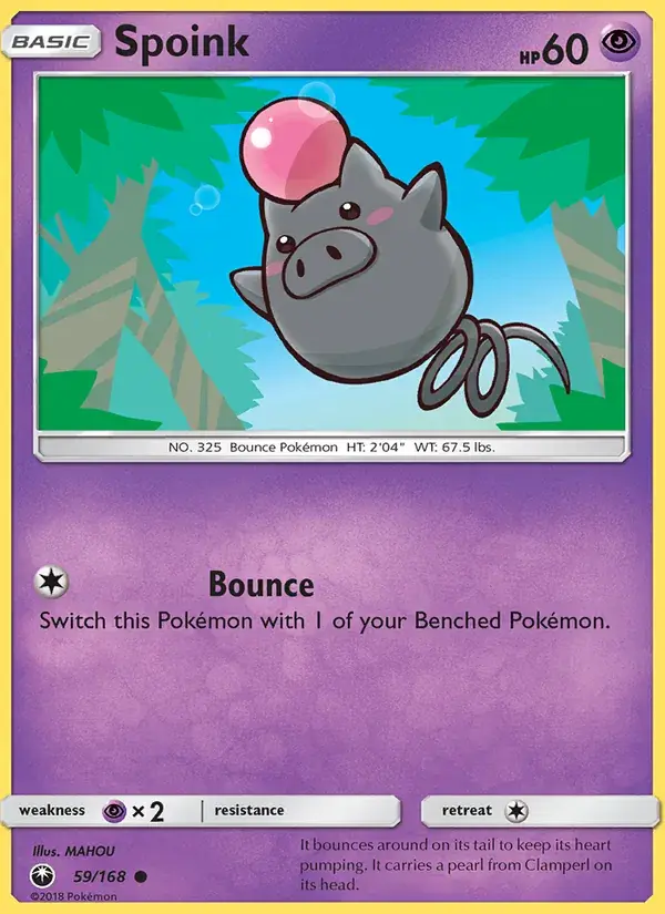Spoink - 59/183 - Celestial Storm
