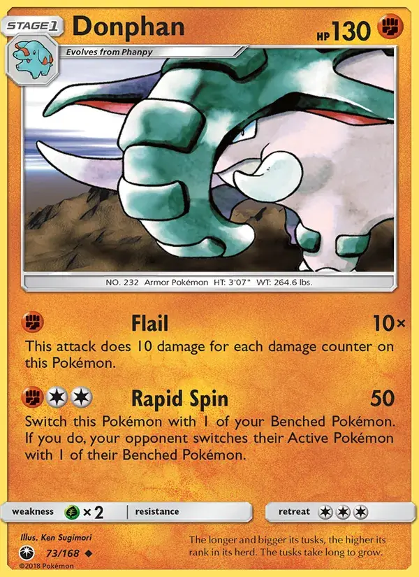 Donphan - 73/183 - Celestial Storm