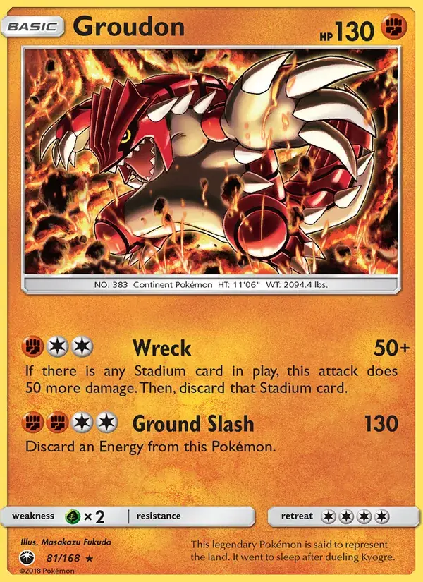 Groudon - 81/183 - Celestial Storm