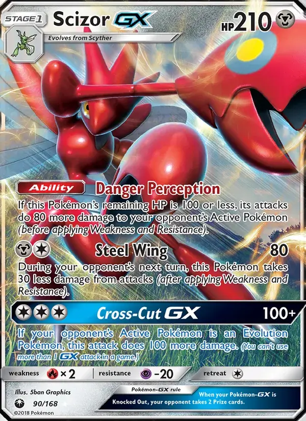 Scizor GX - 90/183 - Celestial Storm