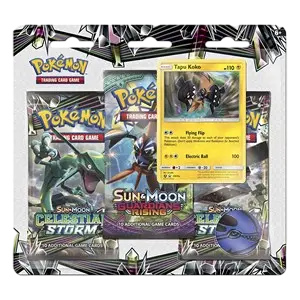 Celestial Storm: Tapu Koko 3-Pack Blister