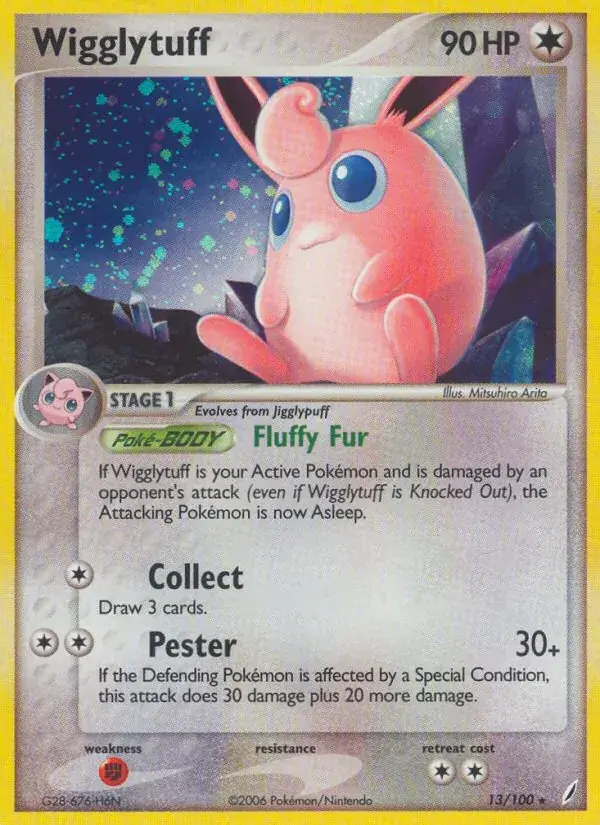 Wigglytuff - 13/100 - Crystal Guardians