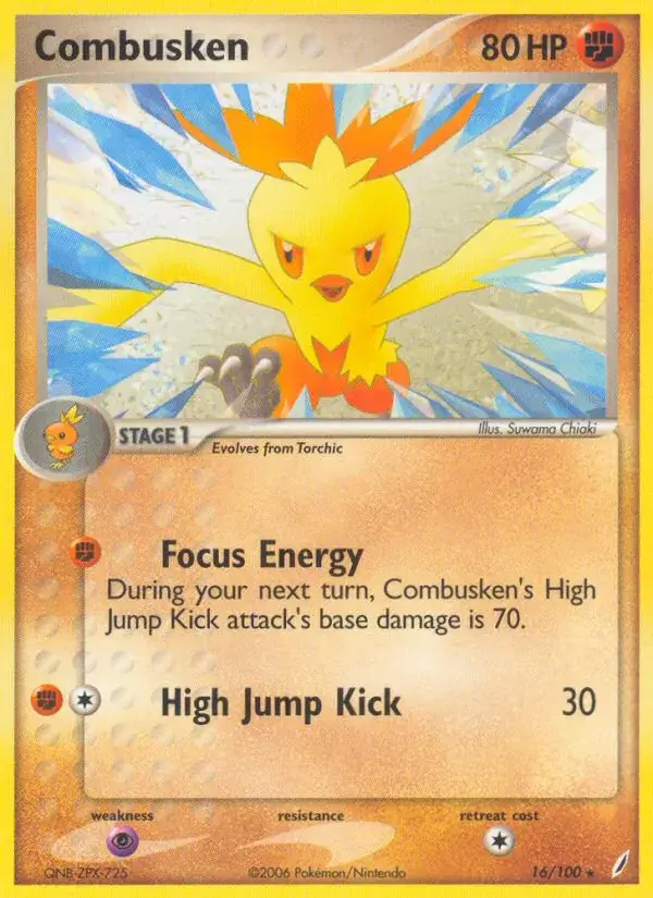 Combusken - 16/100 - Crystal Guardians