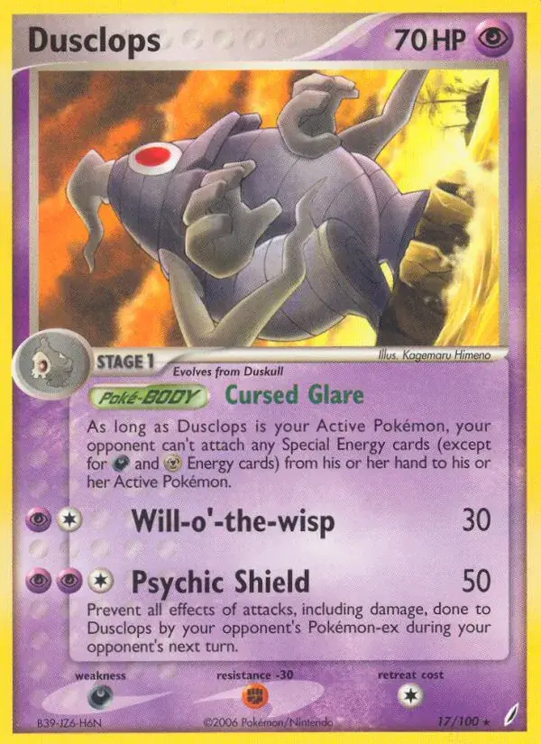 Dusclops - 17/100 - Crystal Guardians