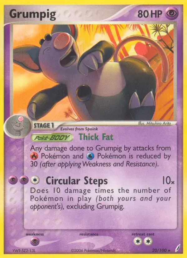 Grumpig - 20/100 - Crystal Guardians