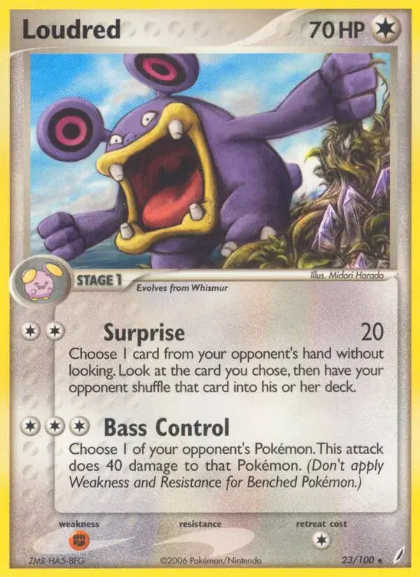 Loudred - 23/100 - Crystal Guardians
