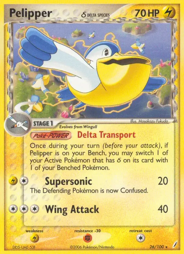Pelipper δ - 26/100 - Crystal Guardians