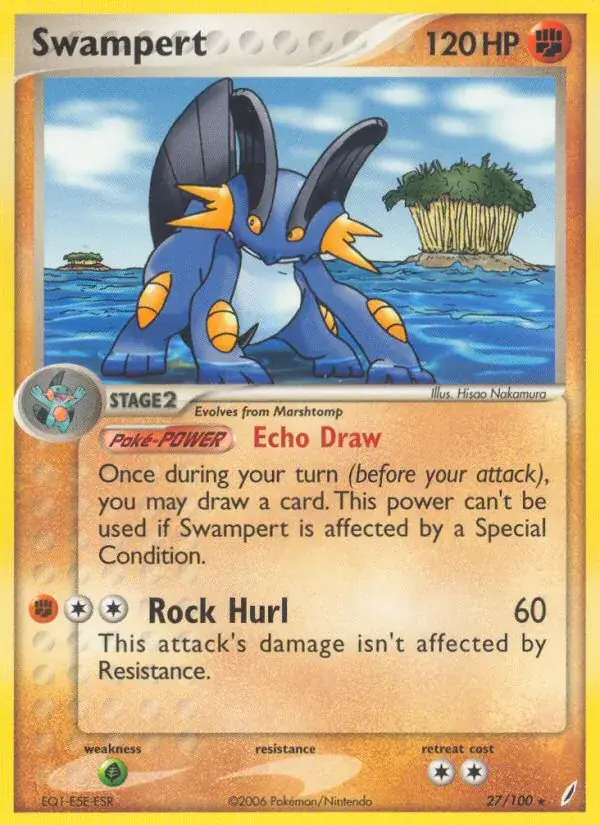 Swampert - 27/100 - Crystal Guardians