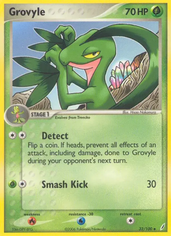 Grovyle - 32/100 - Crystal Guardians