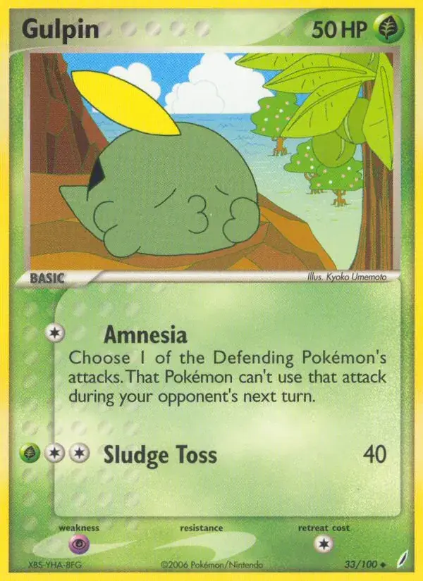 Gulpin - 33/100 - Crystal Guardians