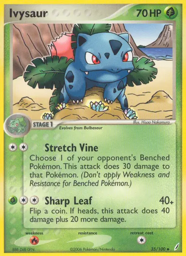 Ivysaur - 35/100 - Crystal Guardians
