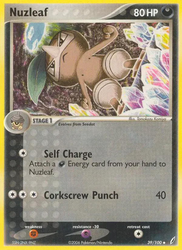 Nuzleaf - 39/100 - Crystal Guardians