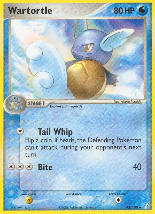 Wartortle - 43/100 - Crystal Guardians