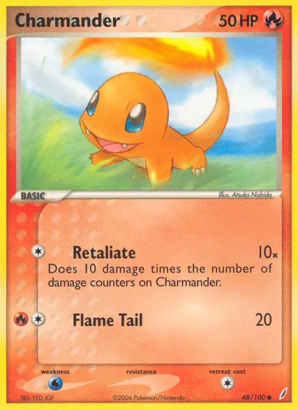 Charmander - 48/100 - Crystal Guardians