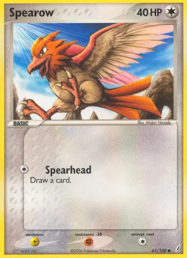 Spearow - 61/100 - Crystal Guardians