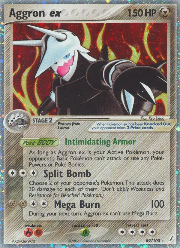 Aggron ex - 89/100 - Crystal Guardians