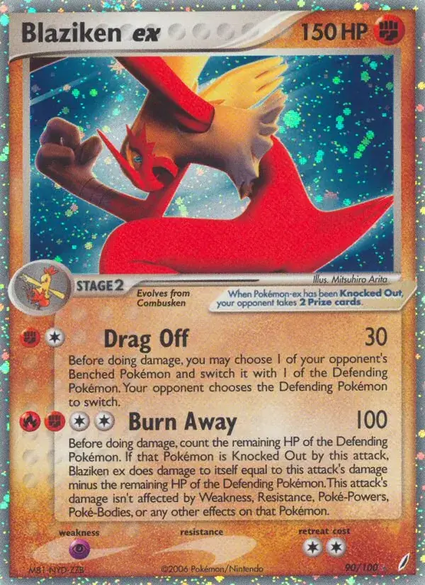 Blaziken ex - 90/100 - Crystal Guardians