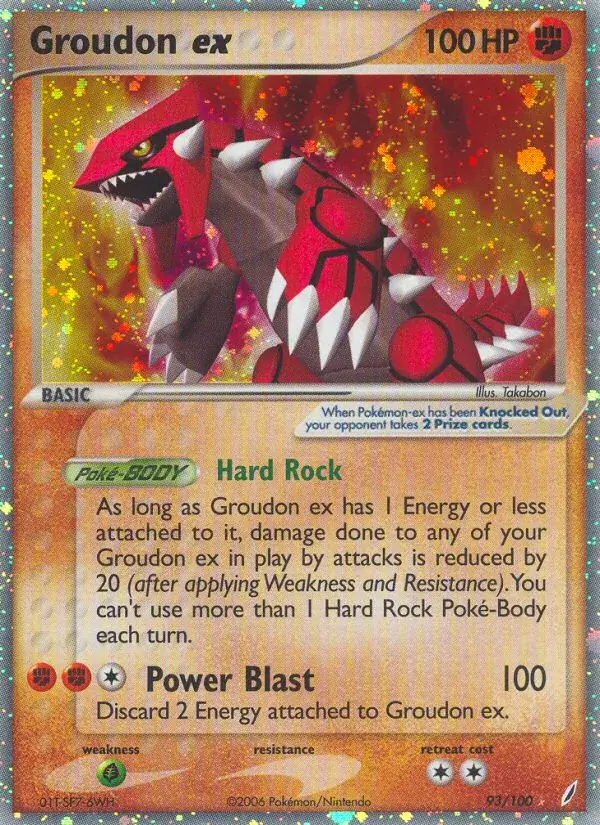 Groudon ex - 93/100 - Crystal Guardians