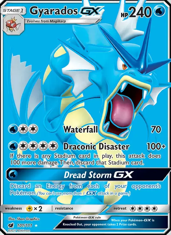 Gyarados GX - 101/125 - Crimson Invasion