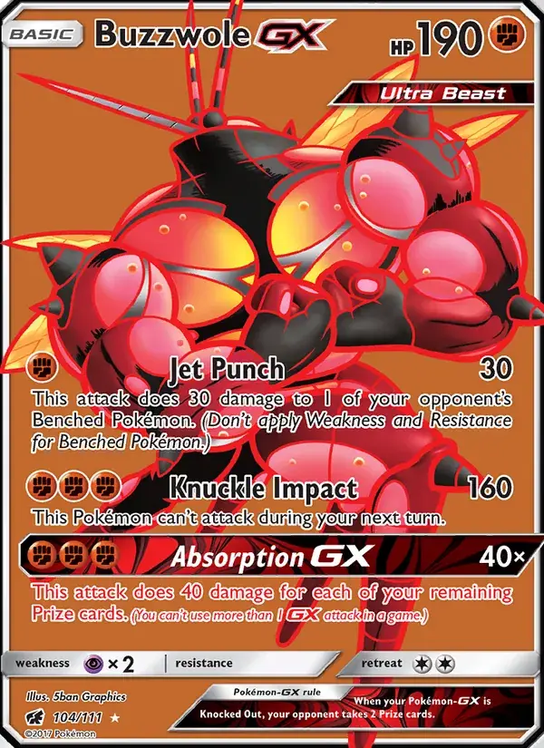 Buzzwole GX - 104/125 - Crimson Invasion