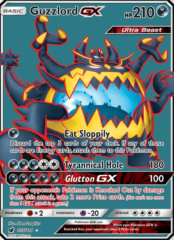 Guzzlord GX - 105/125 - Crimson Invasion
