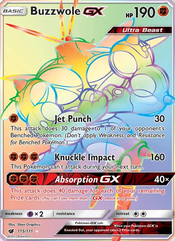 Buzzwole GX - 115/125 - Crimson Invasion