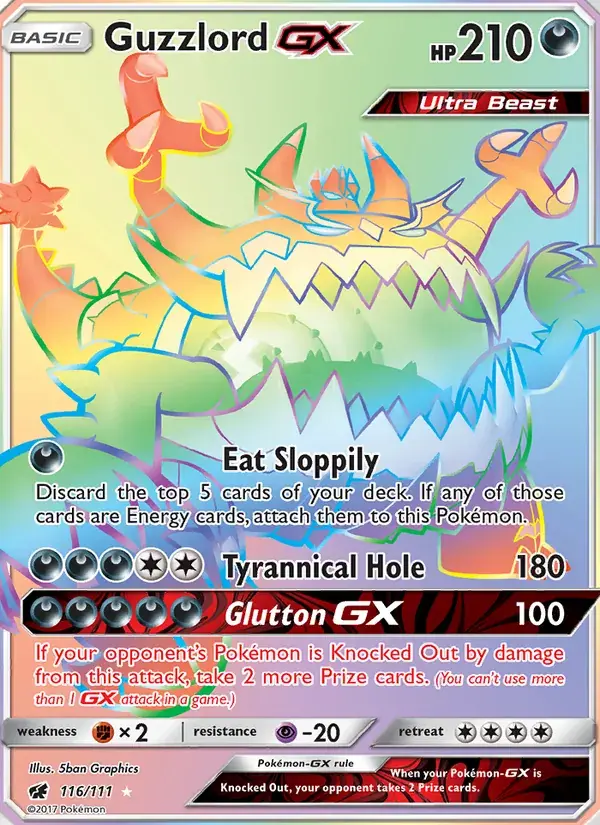 Guzzlord GX - 116/125 - Crimson Invasion