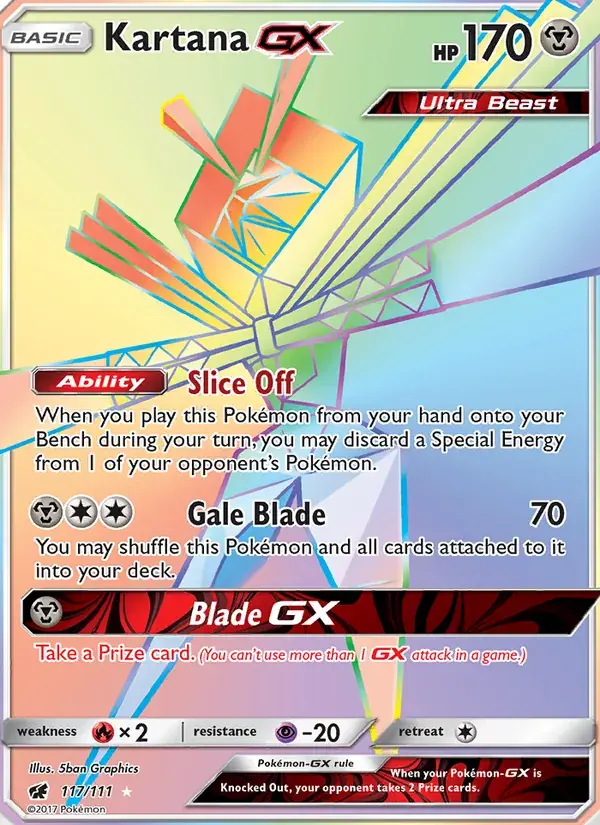 Kartana GX - 117/125 - Crimson Invasion