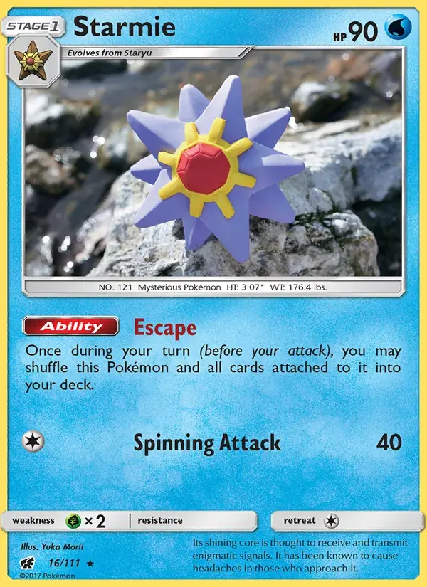 Starmie - 16/125 - Crimson Invasion