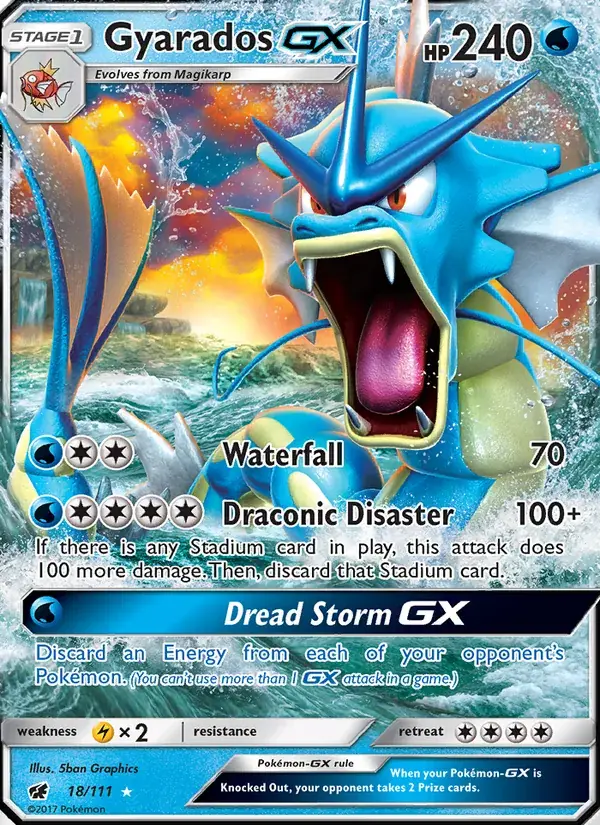 Gyarados GX - 18/125 - Crimson Invasion