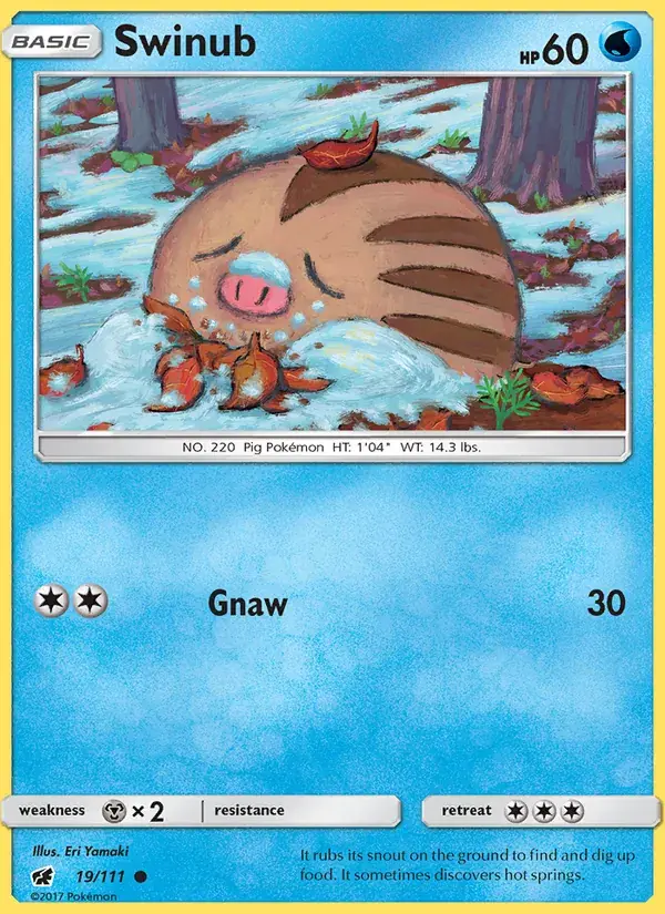 Swinub - 19/125 - Crimson Invasion