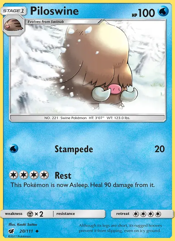 Piloswine - 20/125 - Crimson Invasion