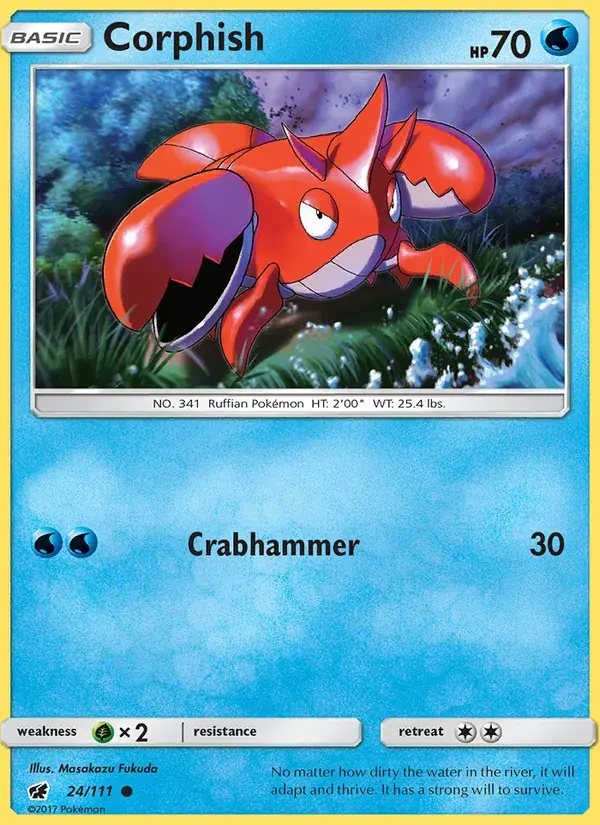 Corphish - 24/125 - Crimson Invasion