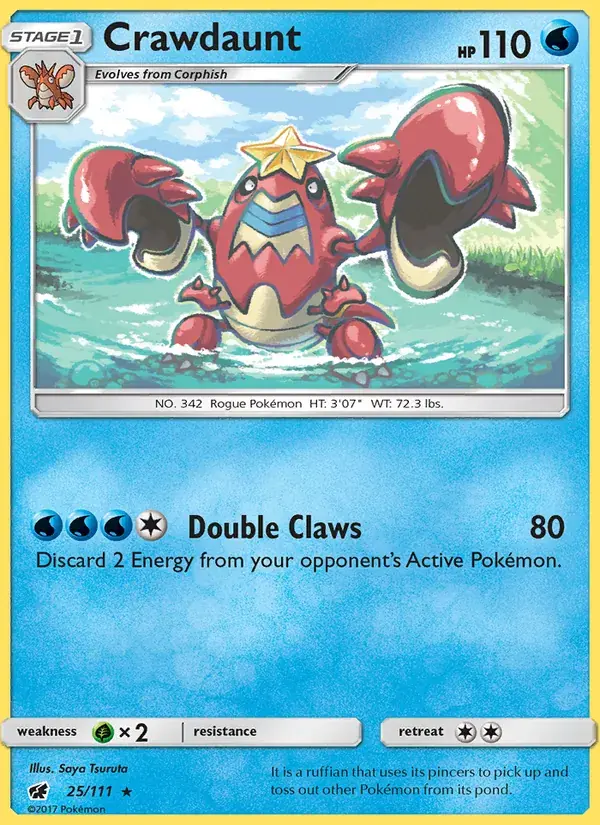 Crawdaunt - 25/125 - Crimson Invasion