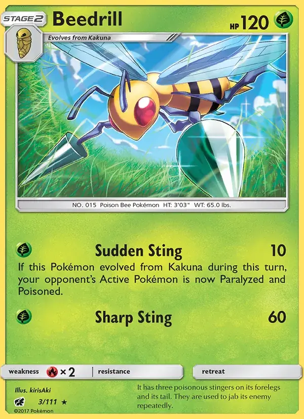 Beedrill - 3/125 - Crimson Invasion