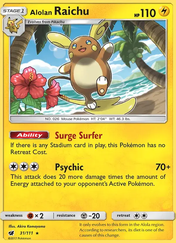 Alolan Raichu - 31/125 - Crimson Invasion