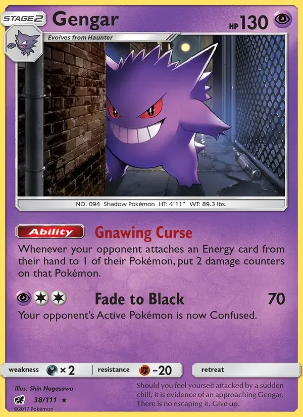 Gengar - 38/125 - Crimson Invasion