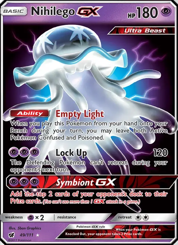 Nihilego GX - 49/125 - Crimson Invasion
