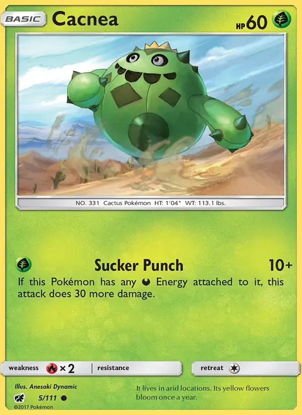 Cacnea - 5/125 - Crimson Invasion