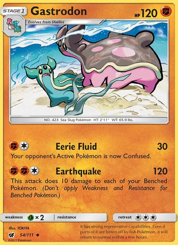 Gastrodon - 54/125 - Crimson Invasion