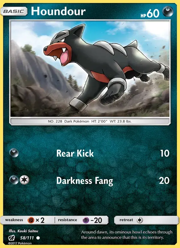 Houndour - 58/125 - Crimson Invasion