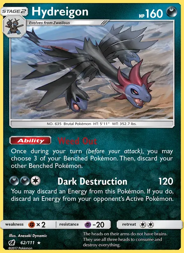 Hydreigon - 62/125 - Crimson Invasion