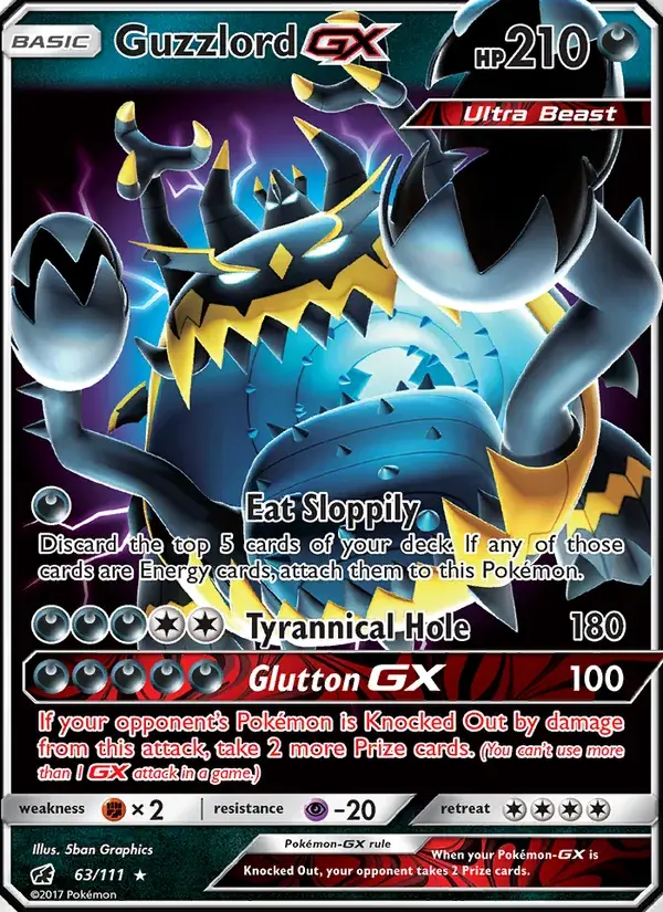 Guzzlord GX - 63/125 - Crimson Invasion