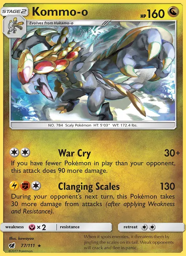 Kommo-o - 77/125 - Crimson Invasion
