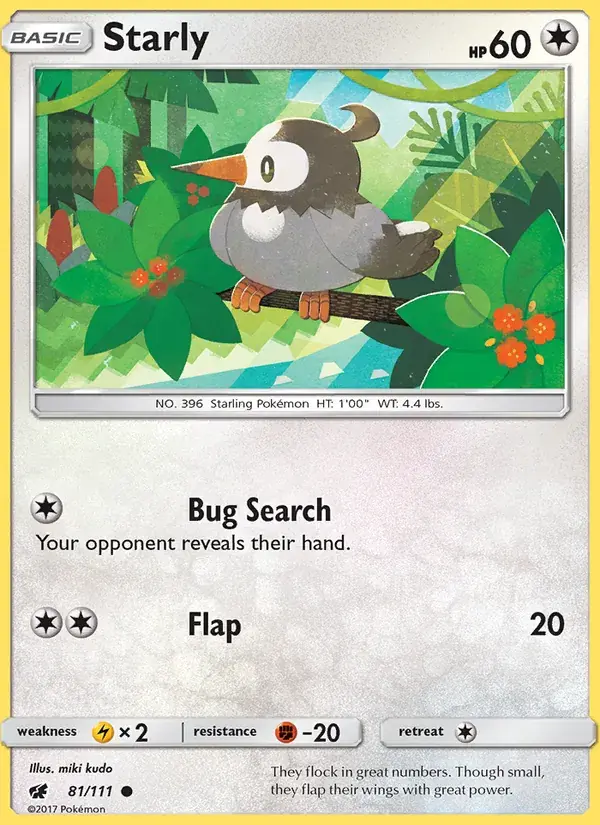 Starly - 81/125 - Crimson Invasion
