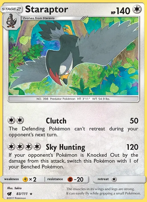 Staraptor - 83/125 - Crimson Invasion