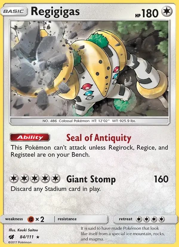 Regigigas - 84/125 - Crimson Invasion