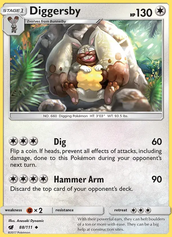 Diggersby - 88/125 - Crimson Invasion