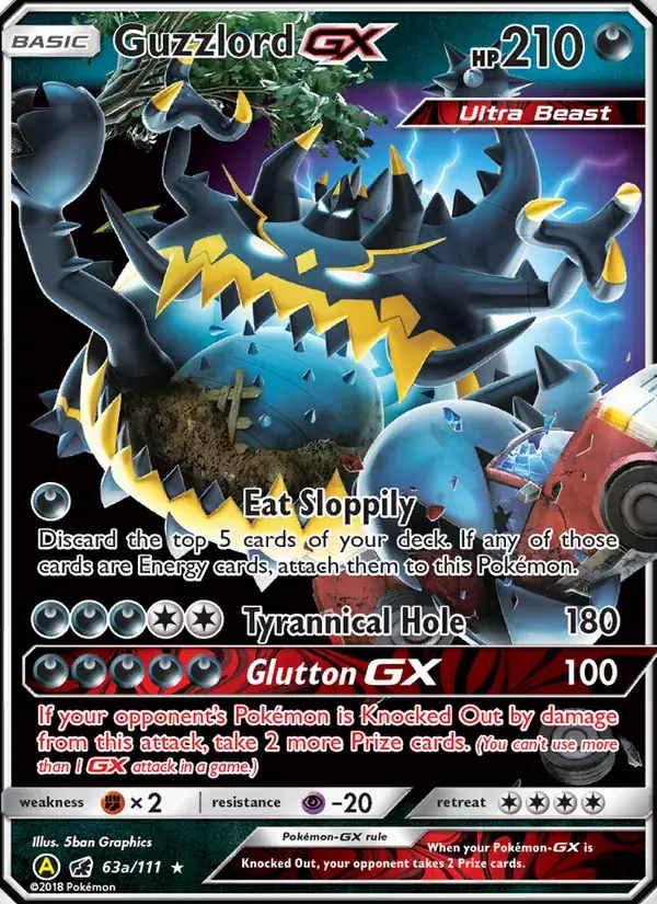 Guzzlord-GX - 63a/125 - Crimson Invasion
